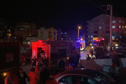 Gebze'de elektrikli battaniye yangını