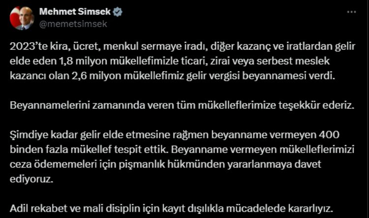 mehmet simsek