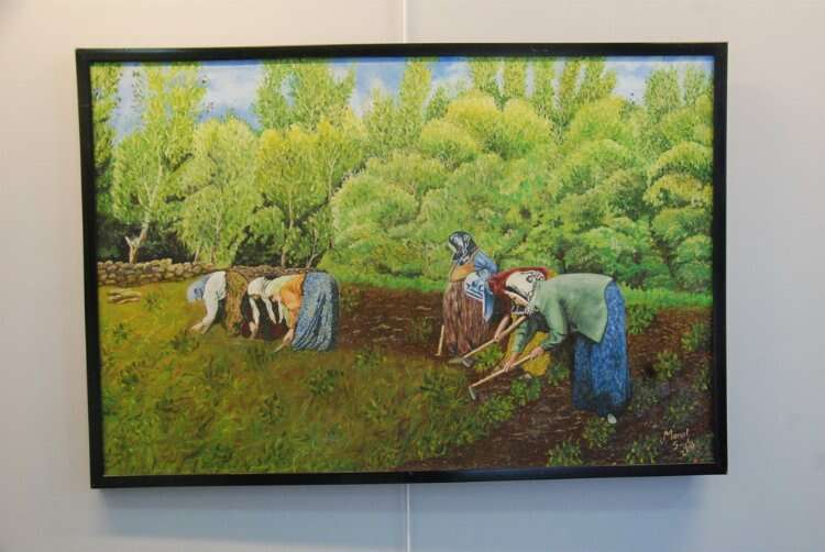 Ressam Seval Eroğlu ve Meral Soylu, ARD Kaman Sanat Galerisinde Dünden Bugüne sergisi açtı 2