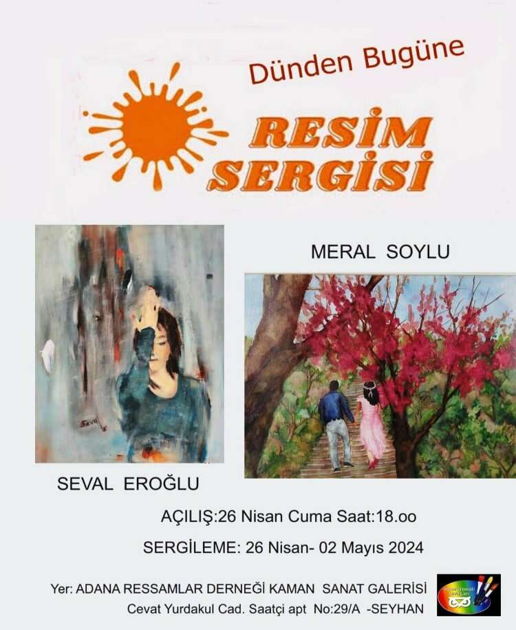 Ressam Seval Eroğlu ve Meral Soylu, ARD Kaman Sanat Galerisinde Dünden Bugüne sergisi açtı 4