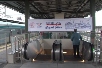 İstanbul-Sivas yüksek hızlı tren hattında ilk sefer gerçekleşti