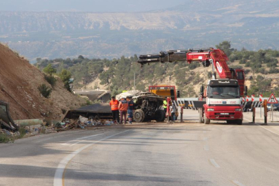 Mersin Mut'ta ölüm virajında korkunç kaza