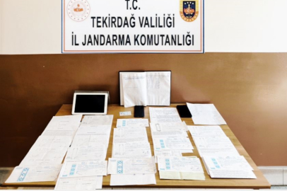 Tekirdağ'da devlet memurlarına tefecilik yapan şahsa operasyon
