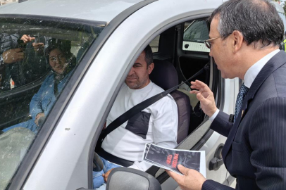 Trafik haftası kapsamında İnegöl'de uygulamalar gerçekleştirildi