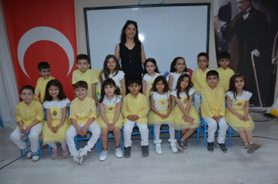 Minik Kalpler’in mezuniyet coşkusu