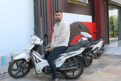 Şanlıurfa'da hırsızlık haberi yapan muhabirin motosikleti çalındı