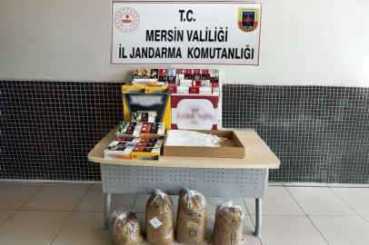 Mersin'de 28 bin adet makaron ele geçirildi