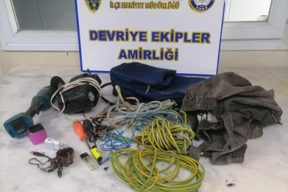 İskenderun'da oksijen tankının bakır borusunu çalmaya çalışan şahıs tutuklandı