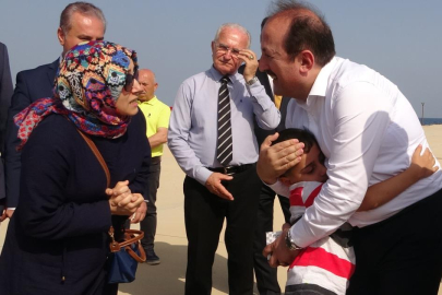 Anamur'da 6 Yaşındaki Muhammed'in hayali tesadüfen gerçek oldu