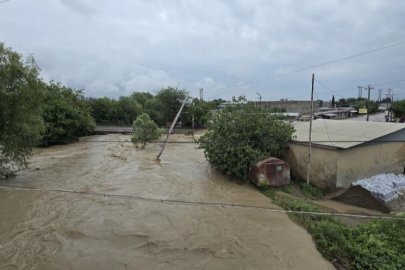 Gürcistan'ın Marneuli ve Bolnisi kentlerinde sel felaketi