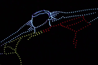 Şampiyonluk kutlamalarında dronelarla Icardi'nin gol sevinci gösterildi