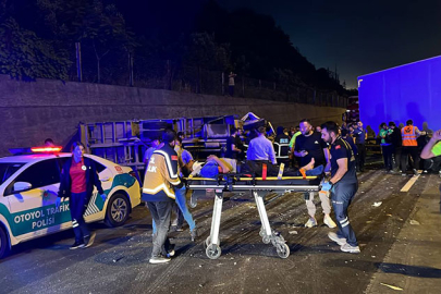 Anadolu Otoyolu'nda trafik kazası: 4 kişi yaralandı