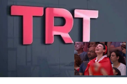 Filenin Sultanları'nın ABD zaferinde TRT Spor'a yansıyan kadının görüntüsü olay oldu