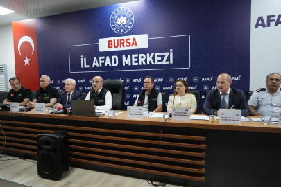 Bursa'da deprem tatbikatı