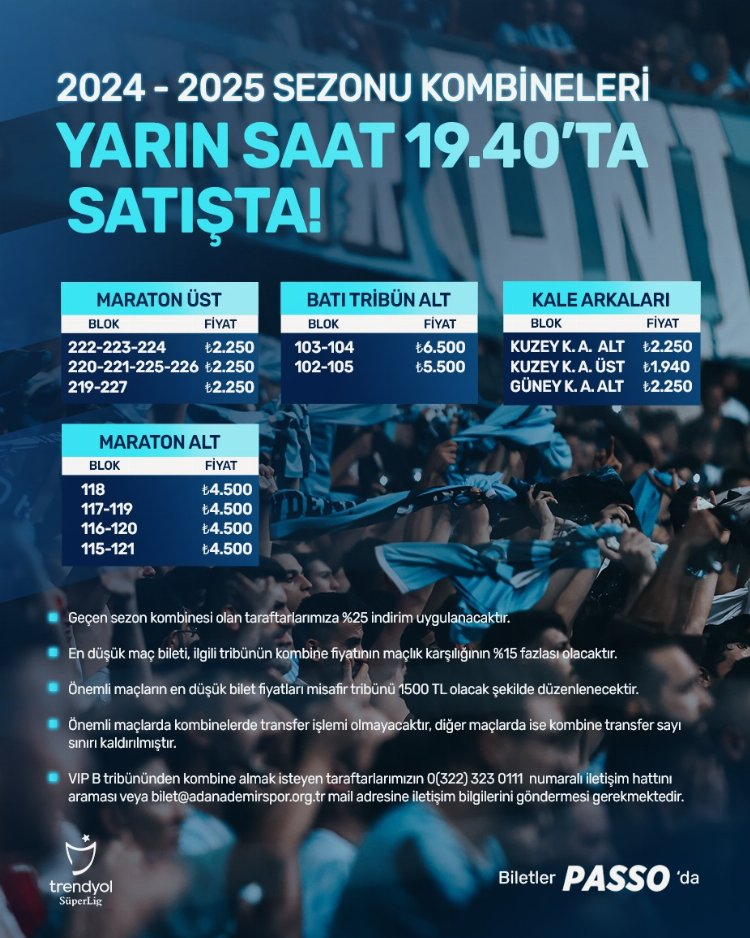 adana demirspor kombine bilet