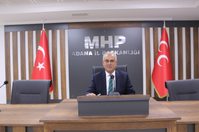 MHP Adana İl Başkanı Kanlı: "ASKİ hizmet üretiminde hantal duruma düşürüldü"