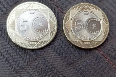 5 Türk Lirası değerinde madeni paralar tedavüle çıkıyor