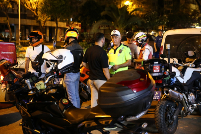 Adana'da dron destekli trafik denetimi düzenlendi