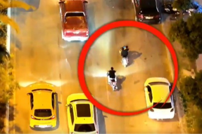 Mersin polisi, drone destekli motosiklet denetimlerinde 467 bin TL ceza kesti