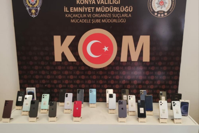 Konya'da kaçakçılık operasyonunda binlerce tütün mamulü ele geçirildi