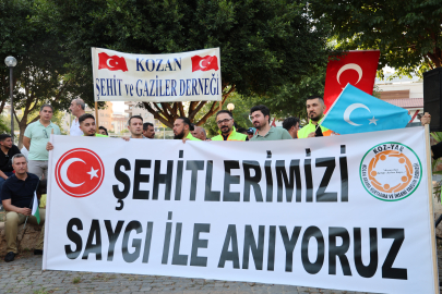 Kozan'da Filistin ve Doğu Türkistan için tek yürek