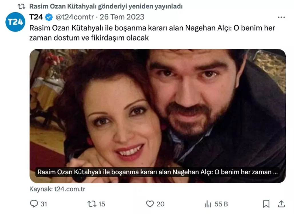 Nagehan Alçı, Rasim Ozan Kütahyalı'dan şiddet gördüğünü itiraf etti 2