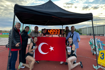 Özel sporcular dünya rekoru kırıp Avrupa şampiyonu oldu