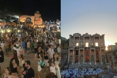 Efes Antik Kenti’nde özel davet gerginliği