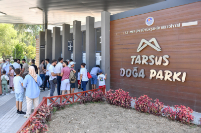 Tarsus Doğa Parkı, bayramda ziyaretçi akınına uğradı