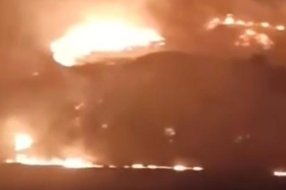 Adana Ceyhan'da anız yangınında mücadele devam ediyor