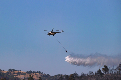 Bursa Büyükorhan'daki orman yangınında son durum hakkında Vali inceleme yaptı