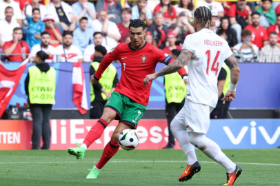 EURO 2024: Türkiye-Portekiz maçının ilk yarısı Portekiz'in 2-0 üstünlüğüyle sona erdi