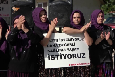 İnegöl'de altın madenine karşı kadınlar şalvar şenliğinde protesto etti