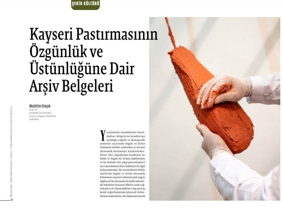 Kayseri Pastırması