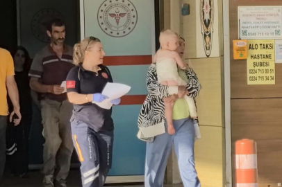 Bursa Kestel'de 1,5 yaşındaki kadirhan kaynar su ile yaralandı