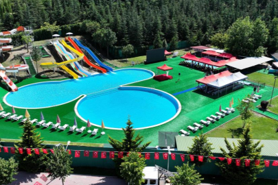 Ankara Keçiören'de yenilenen kalaba aqua park hizmete açıldı