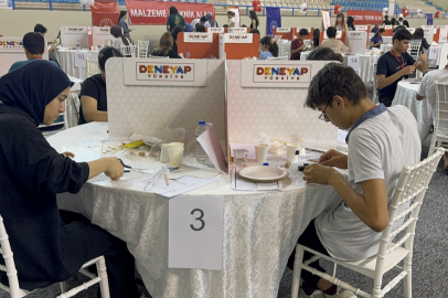 Adana'da öğrenciler, Deneyap Teknoloji Atölyeleri uygulama sınavına girdi