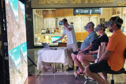 Sayapark AVM ve Mersin Büyükşehir Belediyesi'nden VR teknolojisiyle şehir turu etkinliği