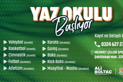 Tarsus'ta yaz okulu kursları başladı