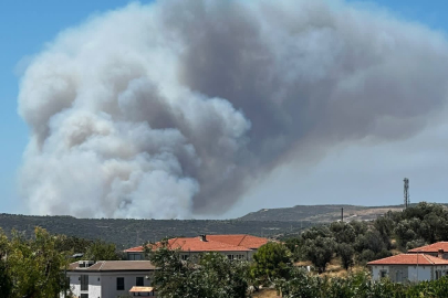 Çeşme Delikli Koy'da orman yangını: 3 kişi hayatını kaybetti