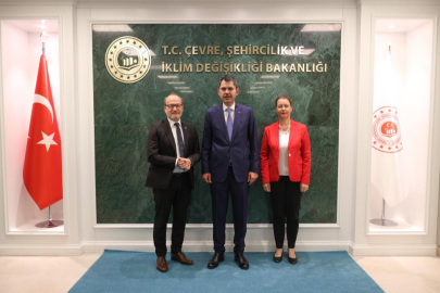 Bakan Murat Kurum, Fransız Kalkınma Ajansı Başkanı Rioux'u görüştü