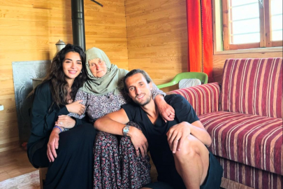 Yusuf Yazıcı ve Melisa Aslı Pamuk çifti Trabzon'da