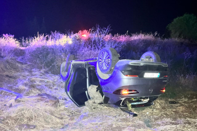 Freni boşalan kamyon kazaya neden oldu: 2 yaralı