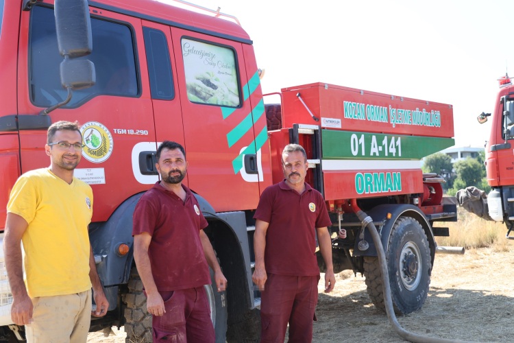 kzoandaki yangın konrtol altına alındı