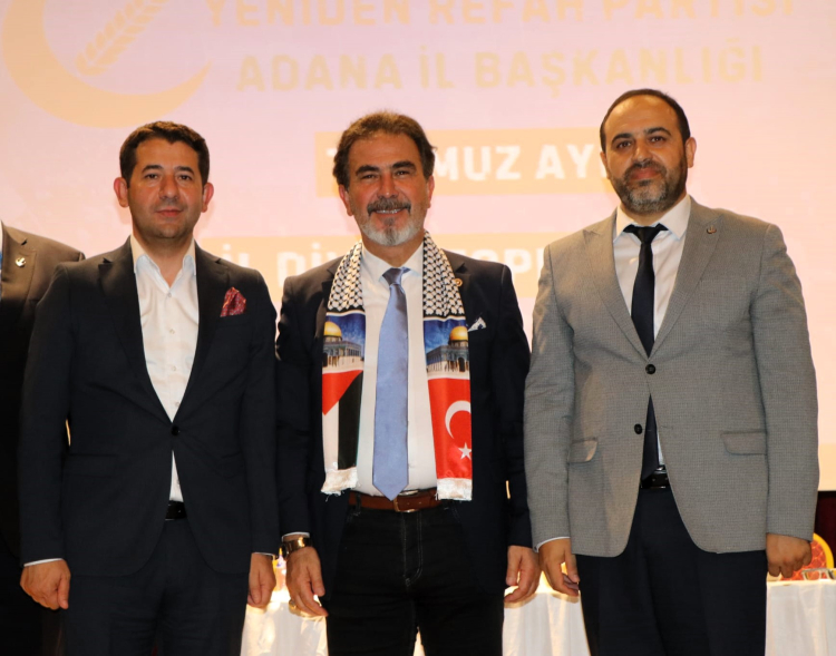 Yeniden Refah Partisi Adana İl Divanı Toplantısını geniş katılımla gerçekleştirdi 2