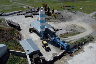 Kars Belediyesi Kilit Parke Taş Tesisini yeniden üretime başlattı