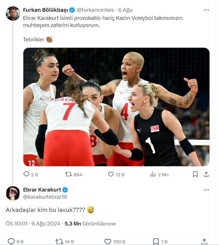 Ebrar Karakurt'tan Furkan Bölükbaşı'na Kim bu lavuk 2