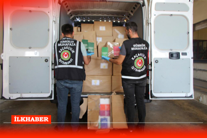 Ticaret Bakanlığı gümrük muhafaza ekiplerinden kaçakçılıkla mücadelede operasyon
