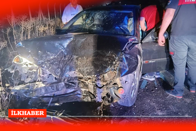 Şanlıurfa'da iki otomobil kafa kafaya çarpıştı