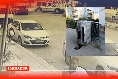 İskenderun'da korkutan kaza: Araç takla attı, vatandaşlar yardıma koştu